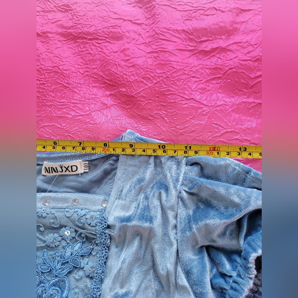 Cinderella Costume Girls  Princess Dress Size 140 (8 Years) NEW - Picture 10 of 16